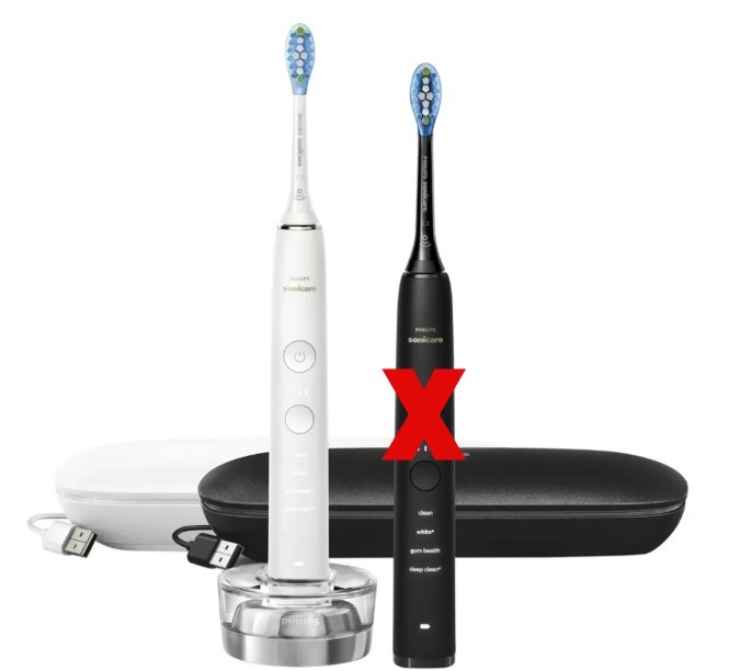 PHILIPS Sonicare Diamond Clean 9000, Electric Toothbrush, White, HX9914/60.