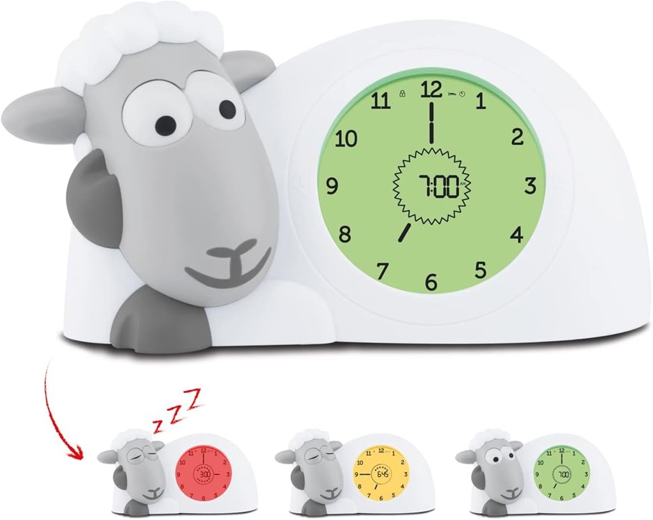 ZAZU Sam The Lamb Sleep Trainer, Grey (ZA-SAM-01). NB: Untested.