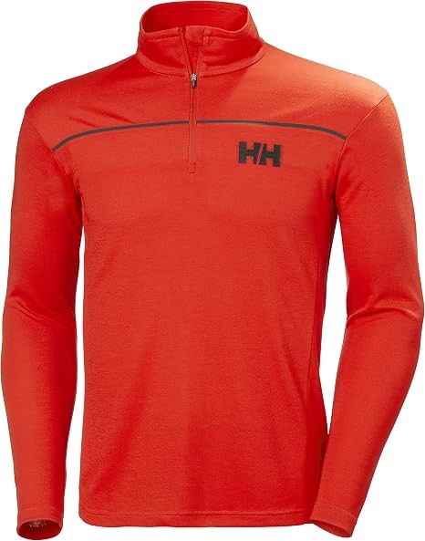 Helly Hansen Men's HP 1/2 Zip Pullover, 222 Alert Red, X-Large