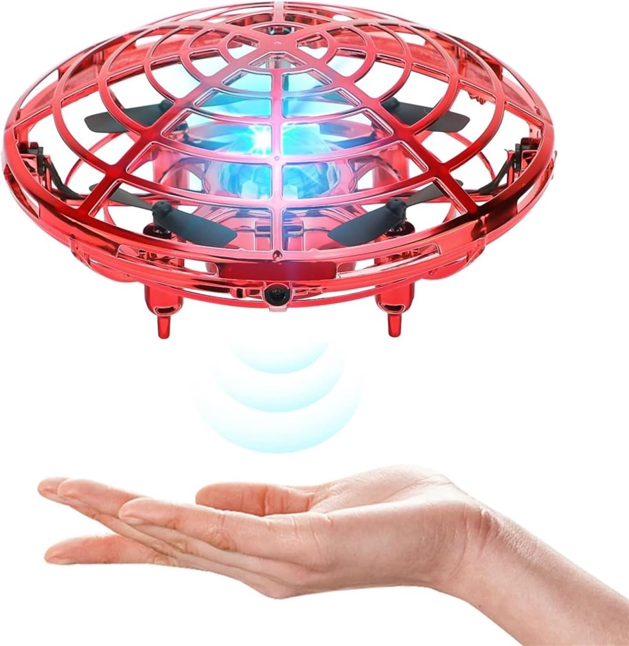 BlueFire Mini Drone for Kids Hand-Controlled Flying Ball UFO Toys(Red) | Po