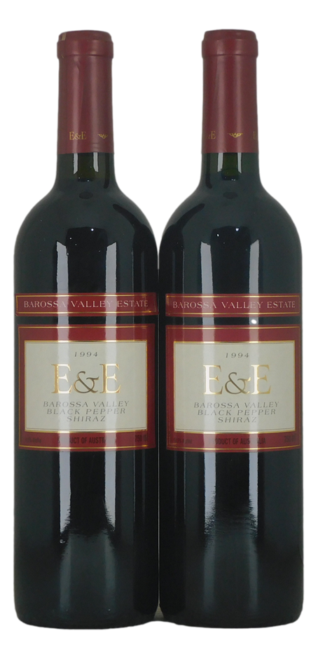 Barossa Valley Estate E & E Black Pepper Shiraz 1994 (2x 750mL), SA.