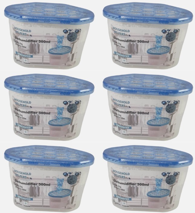 6x Dehumidifier Home Air Moisture Damp Mould Absorber Bed Room Wardrobe 500