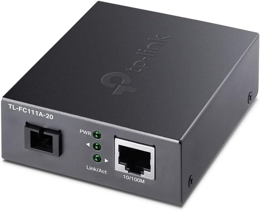 TP-Link 10/100 Mbps WDM Media Converter, Auto-Negotiation of Half-Duplex/Fu