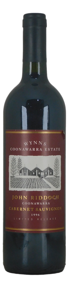Wynns John Riddoch Limited Release Cabernet Sauvignon 1996 (1x 750mL), SA.