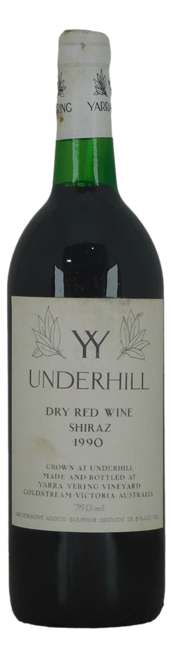 Yarra Yerring Underhill Shiraz 1990 (1x 750mL), VIC.