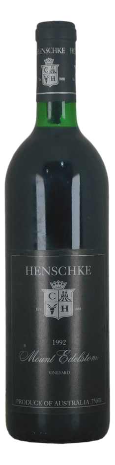 Henschke Mount Edelstone Shiraz 1992 (1x 750mL) Eden Valley, SA.