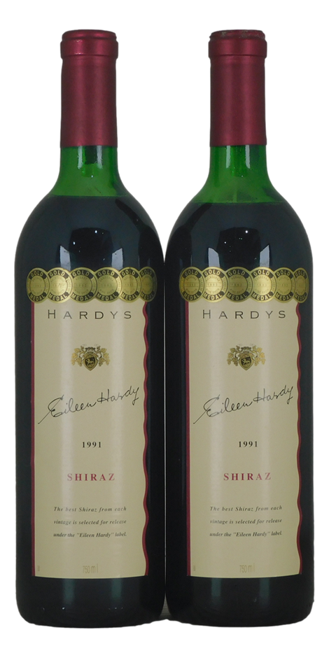 Hardys Eileen Hardy Shiraz 1991 (2x 750mL), SA.