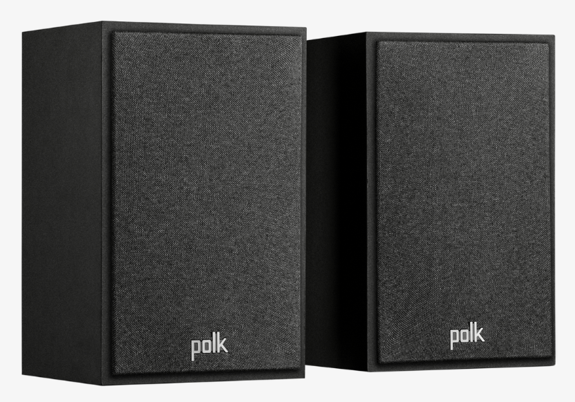 POLK Audio MXT15 Bookshelf Speakers | 1 Pair | Black.