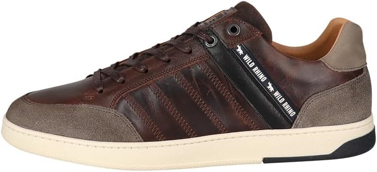 WILD RHINO Men's Crisp Casual Shoe, EU45/US12, Dark Brown. RRP: $229.95. B