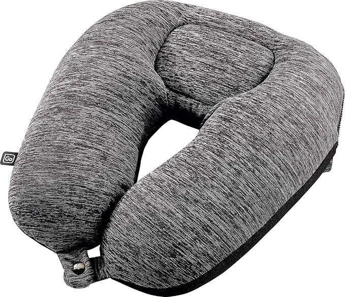 Go-Travel Double Decker Dual Bean Neck Pillow Grey Buyers Note - Discount