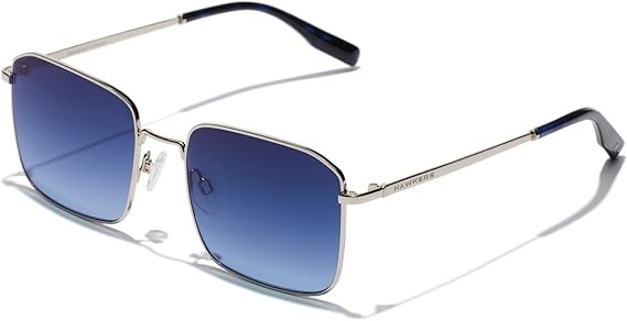 HAWKERS Iris Unisex Sunglasses, Silver Blue Denim, HIRI24SLM0. Buyers Note