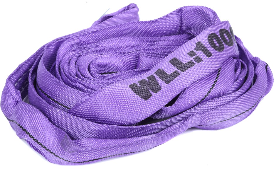4 x Round Lifting Sling, WLL 1000 x 3.5M (With Test Cert).