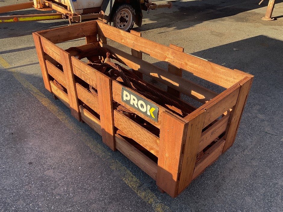 <p>Crate of Wire Rope</p>