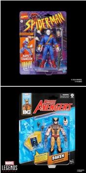 2 x Marvel Kids Toys; 1 x Marvel Legends Series Daken (Wolverine), 1 x Marv