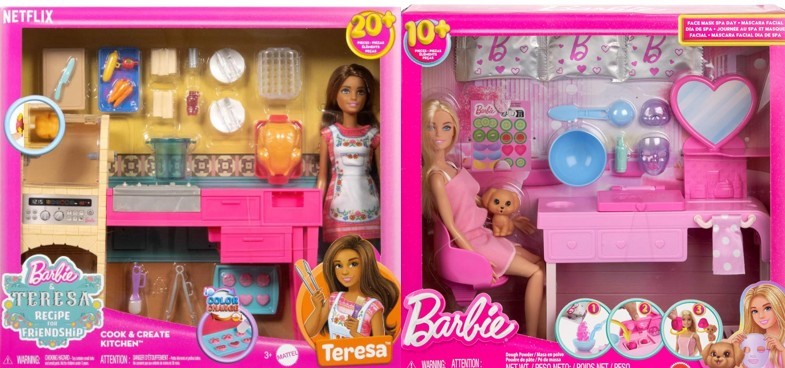 1 X Barbie and Teresa Recipe for Friendship Teresa Fashion Doll & Kitchen