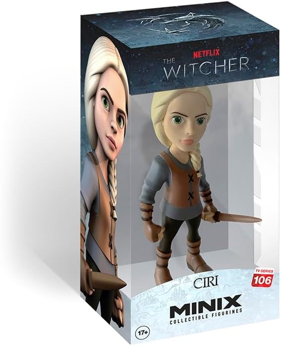 3 X MINIX COLLECTIBLE FIGURINES The Witcher Ciri