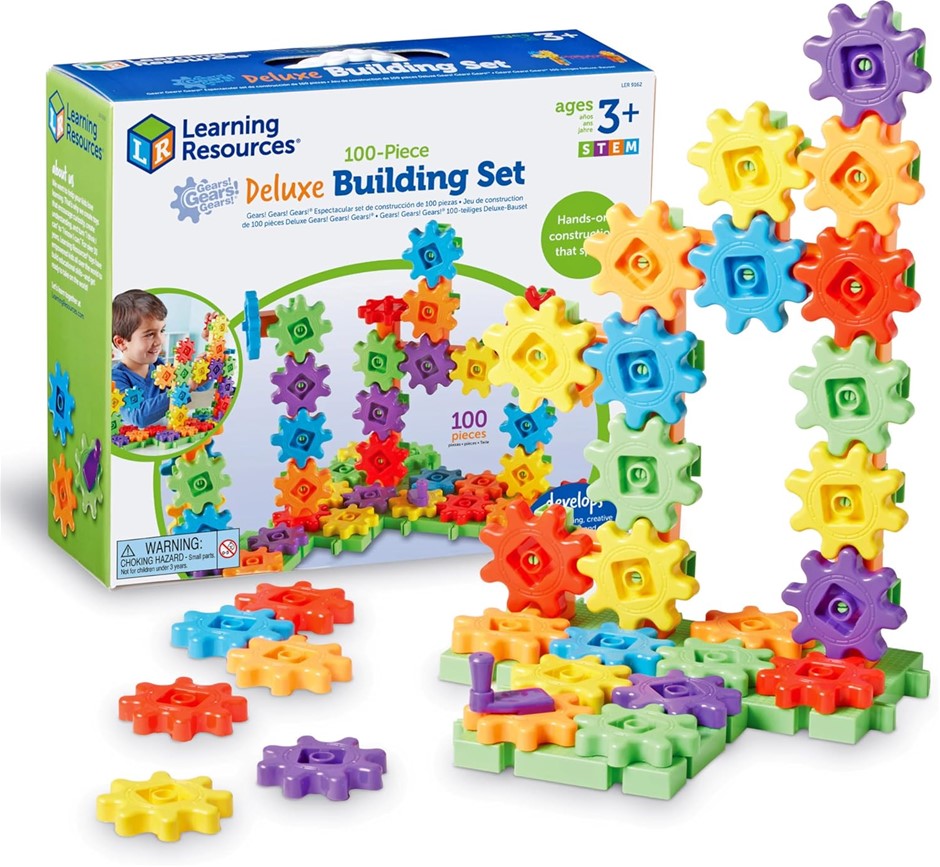 2 X Gears! Gears! Gears!® 100-Piece Deluxe Building Set