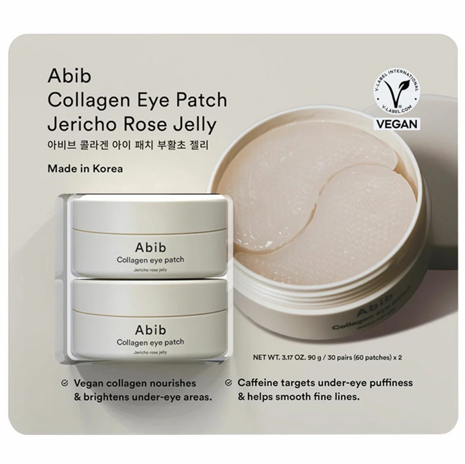 ABIB Collagen Eye Patches, 2 x Pack of 60pc. N.B: Damaged packaging.