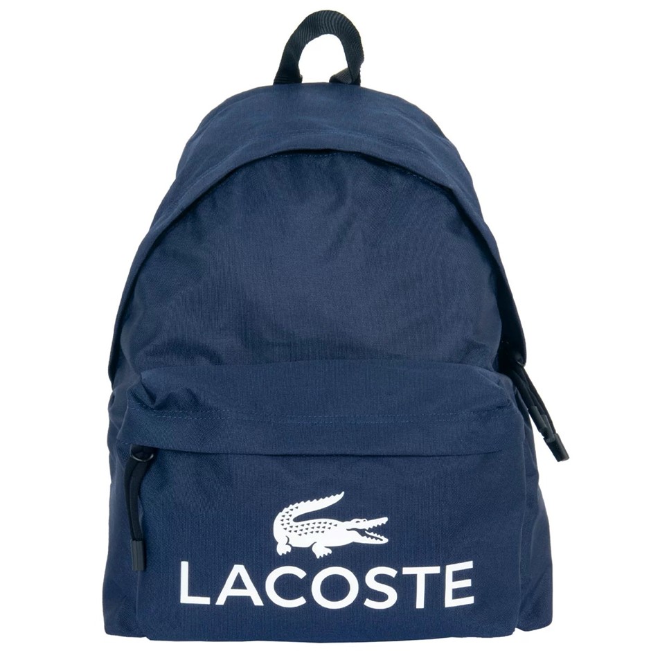 LACOSTE Big Logo Backpack Navy. NB: Minor use, not in original packaging.