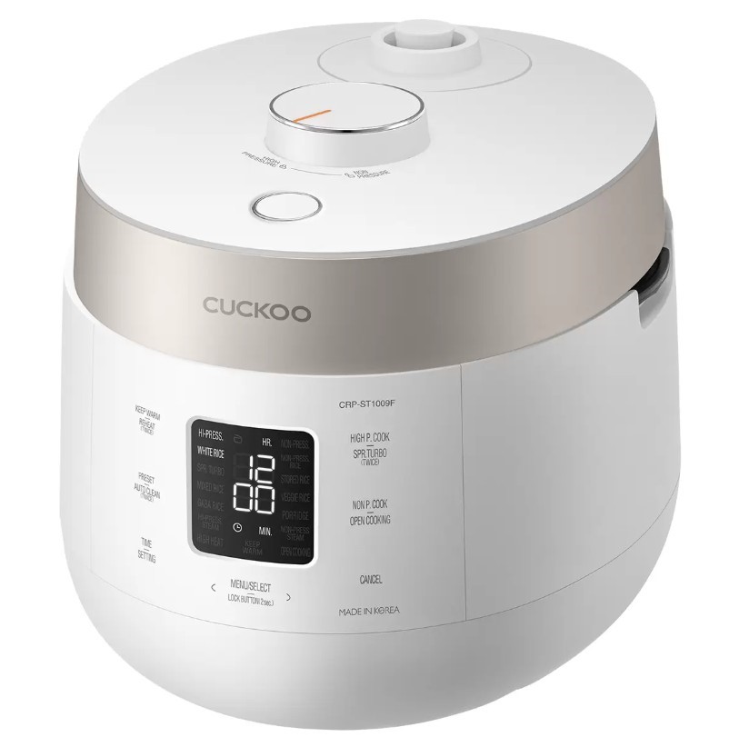 CUCKOO 10-Cup HP Twin Pressure Rice Cooker, CRP-ST1009F. NB: Well used.