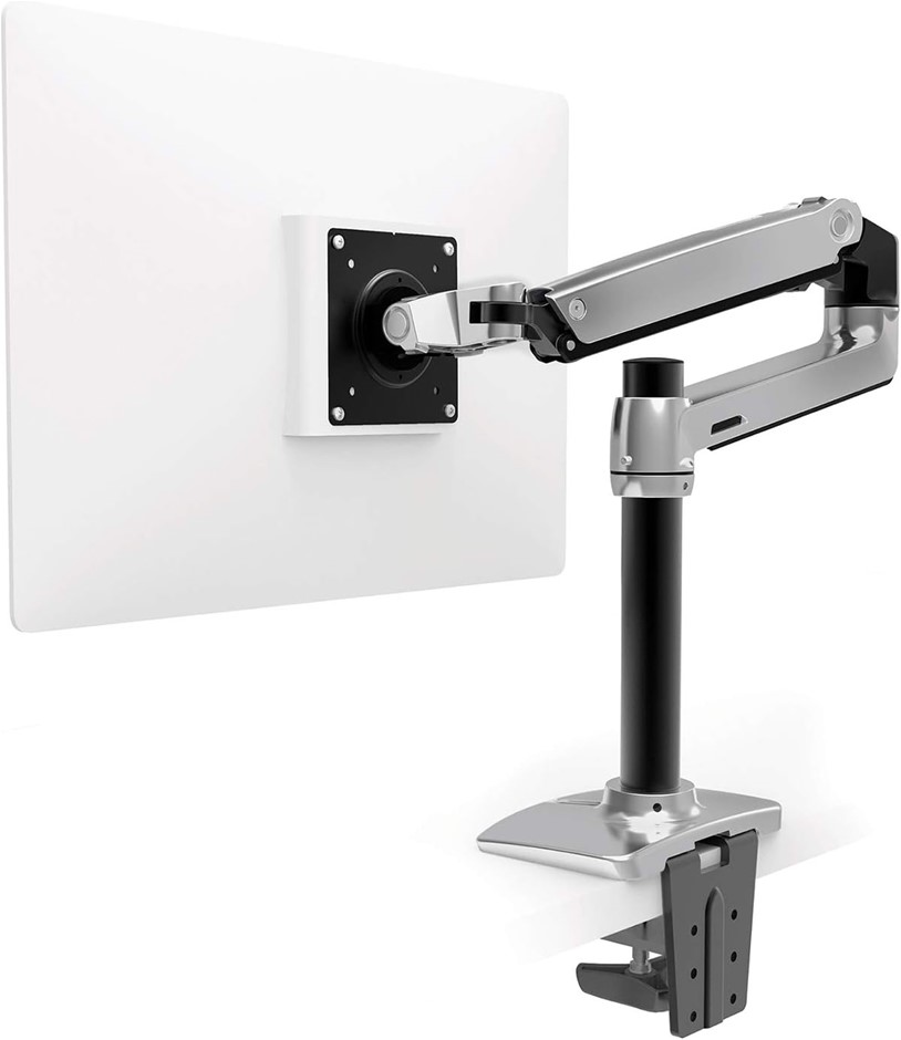 Ergotron – LX Single Monitor Arm, VESA Desk Mount – for Monitors Up to 34 I