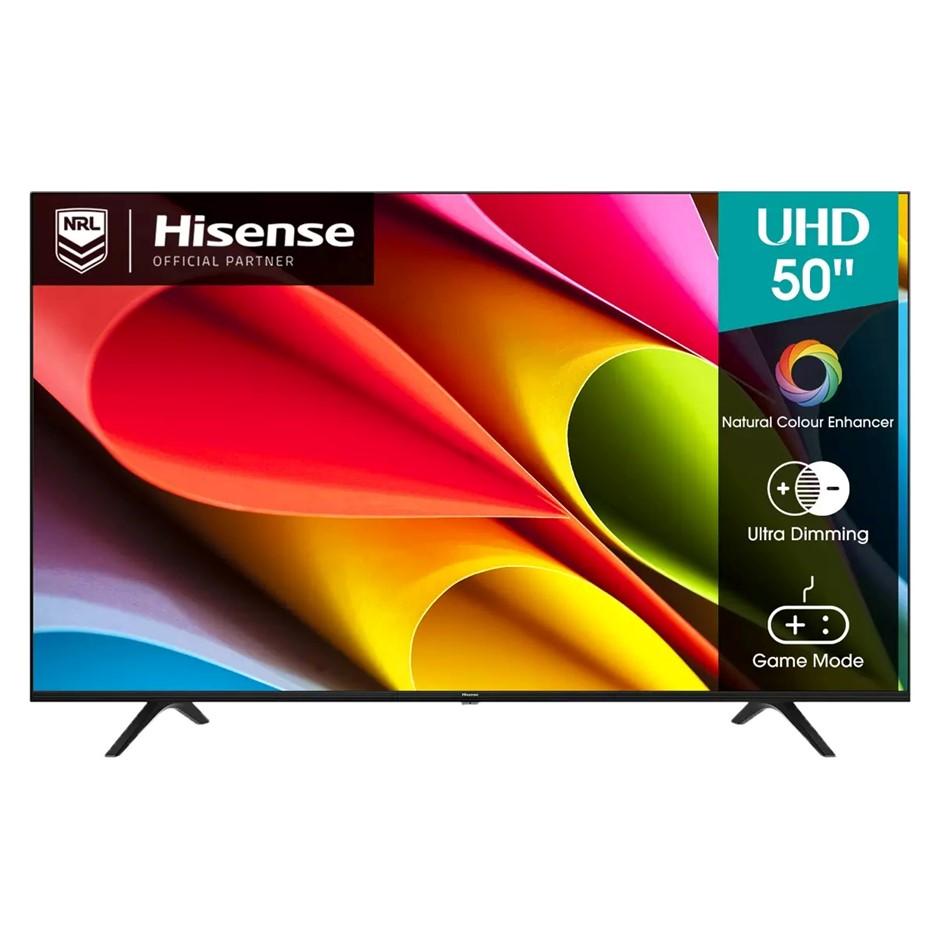 HISENSE 50 Inch UHD 4K TV 50A6G. NB: Used, Screen Burn-In In The Middle. *P