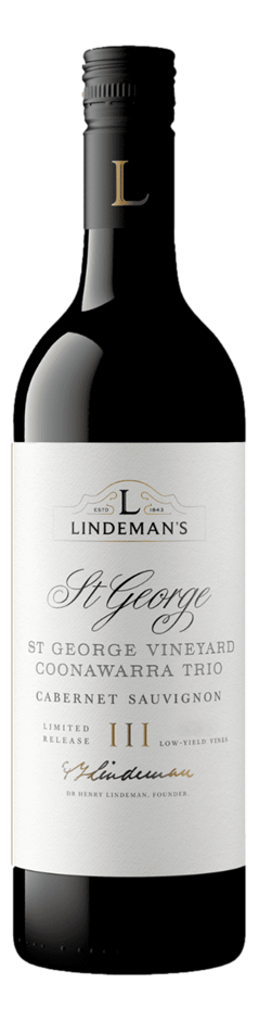 Lindemans Trio St George Cabernet Sauvignon 2024 (6x 750mL) Coonawarra
