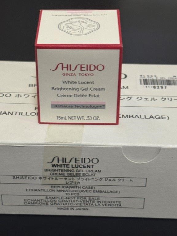 Shiseido White Lucent Brightening Gel Cream 10 15ml jars