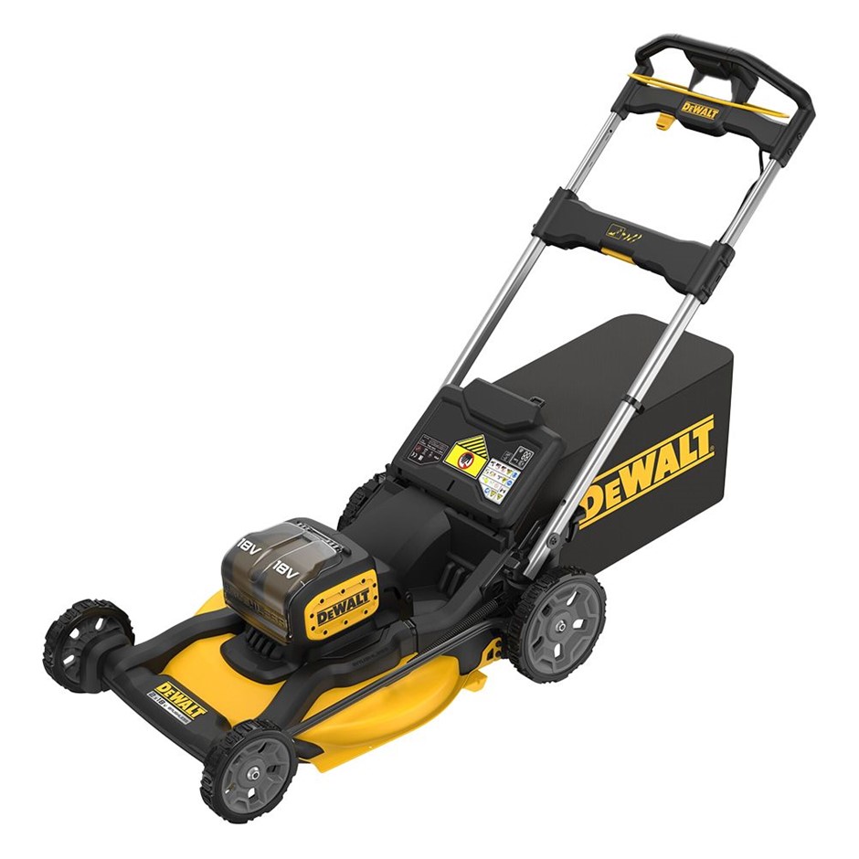 DeWALT 36V XR Li-ion Cordless Brushless 530mm (21") Push Mower - Skin Only.
