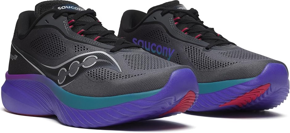 Saucony Men's Kinvara 15 Sneaker, Shadow, US 7.5