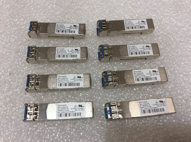 Brocade 57-1000027-01 SFP+ Transceiver Module (Lot of 8)