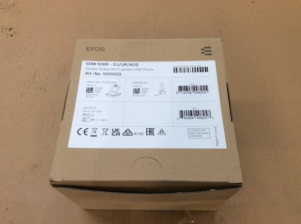 EPOS SDW 5065 1001023 Double Sided DECT Headset System - New Unboxing
