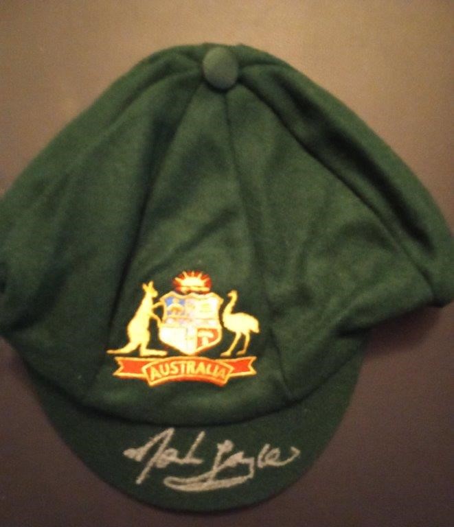 MARK TAYLOR SIGNED CRICKET TEST CAP