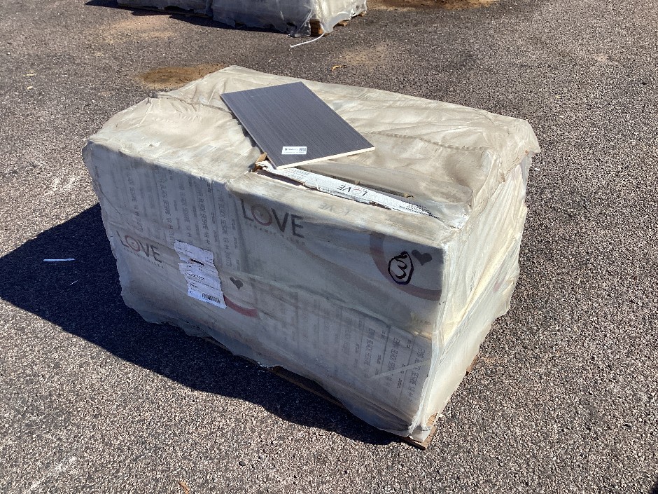 <p>Pallet of Assorted Tiles Black Sesame 30cm x 60cm</p>