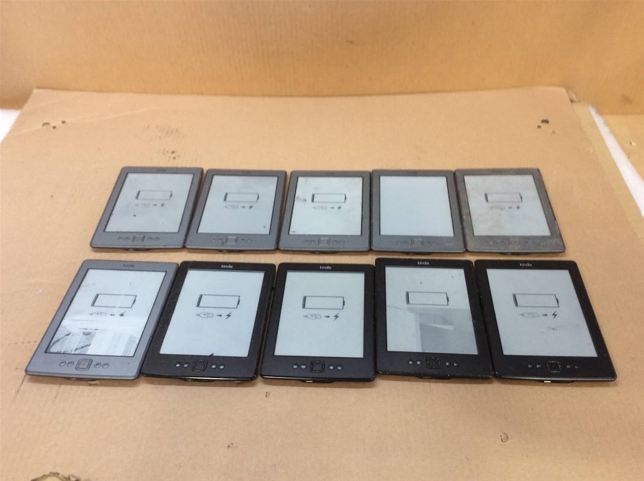 Amazon Kindle Mix Model E-Reader (Lot of 10)