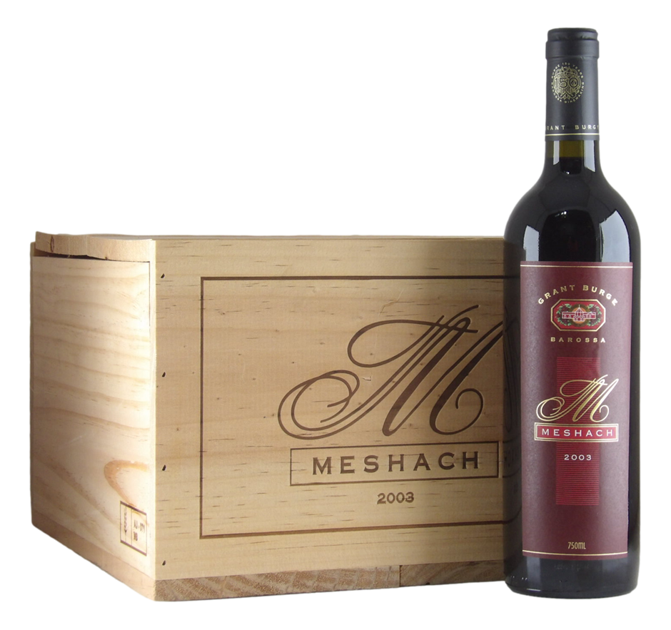 Grant Burge Meshach Shiraz 2003 (6x 750mL) Barossa Valley, SA.