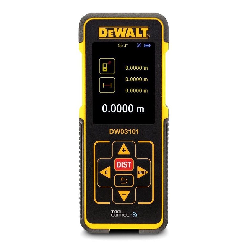 DeWALT 100M Tool Connect Laser Distance Measurer.