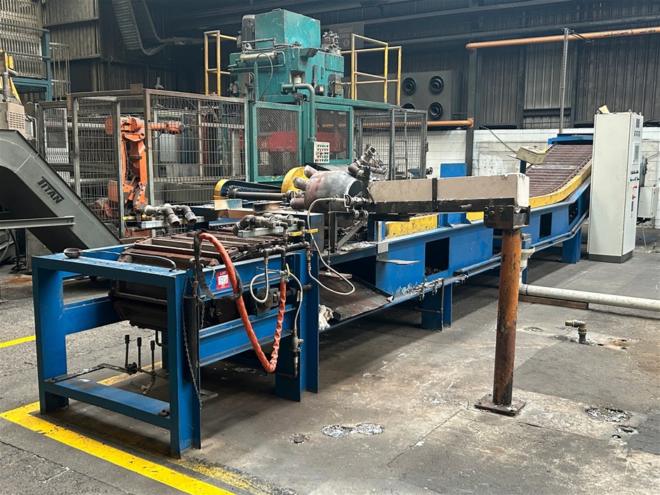 Ingot Conveyor - with Gas Fired Burners