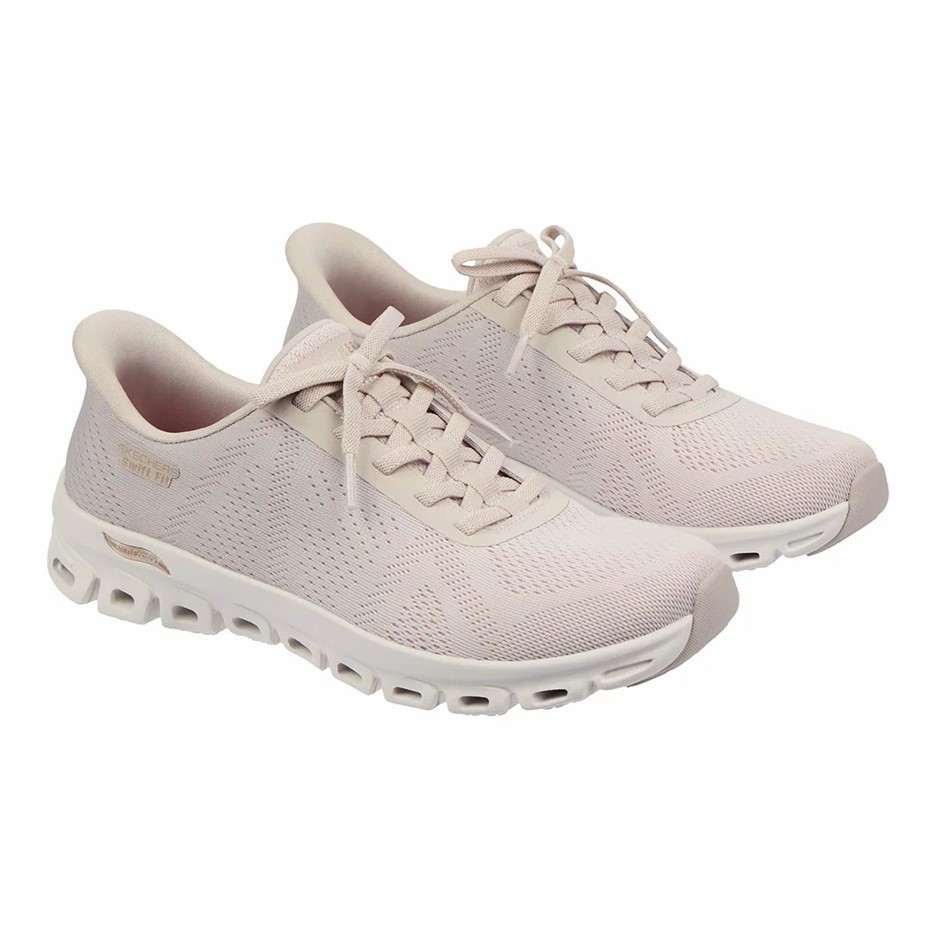 SKECHERS Women's Glide Step Shoes, Size US9, Tan (NAT), 179276. Buyers Not