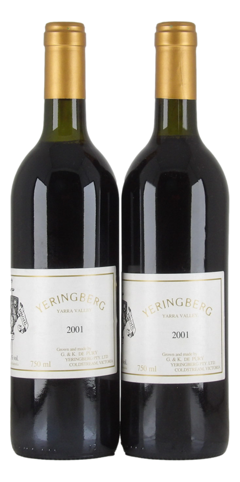 Yeringberg Cabernet Blend 2001 (2x 750mL), Yarra Valley