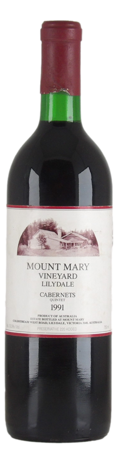 Mount Mary Cabernets Quintet 1991 (1x 750mL), VIC.