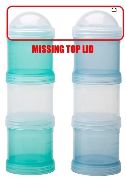 Smash Leak Proof Snack Tubes, Mint Reusable, BPA-Free, Stackable & Travel-F