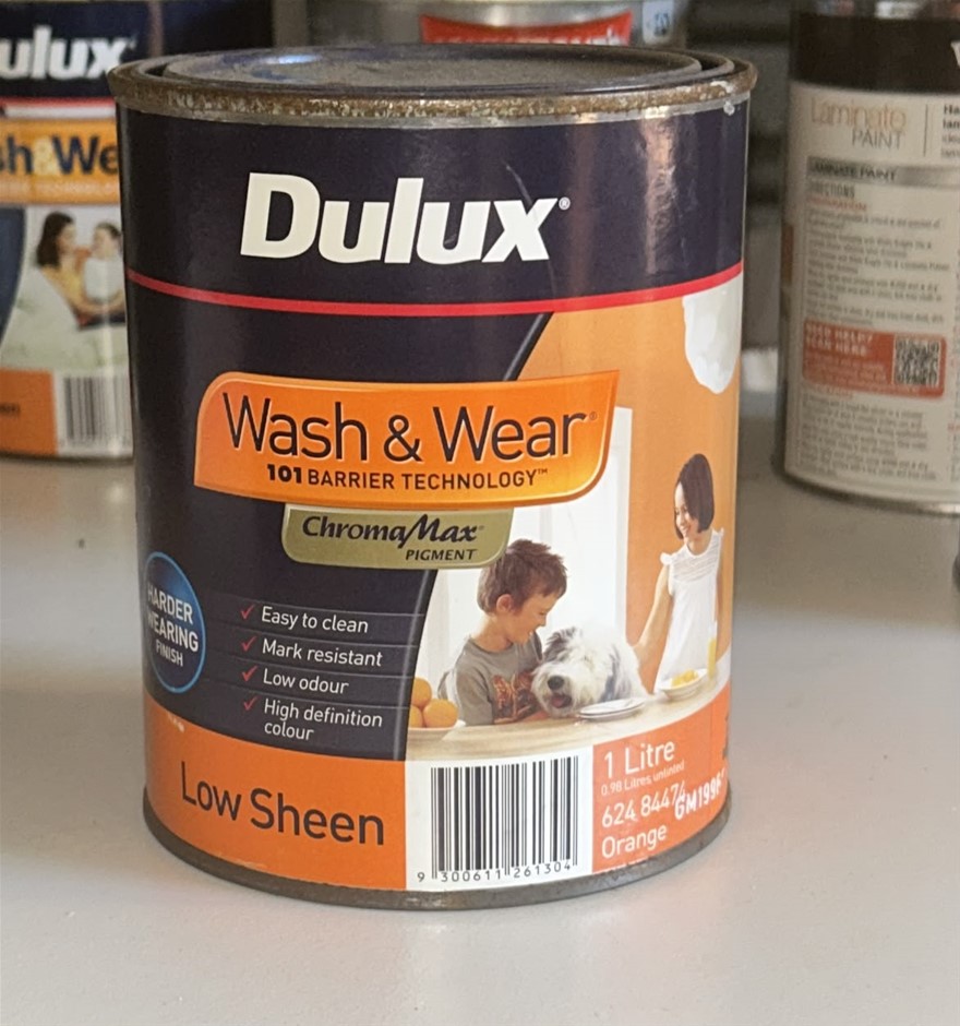 Dulux Wash & Wear Finish (1L) (Orange)