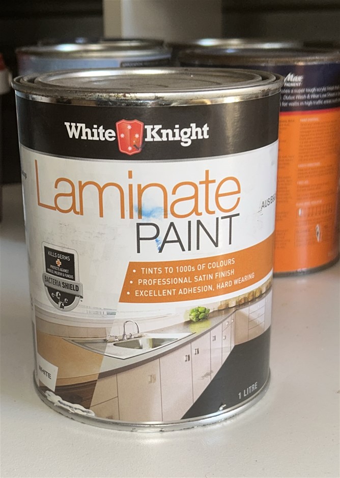 White Knight Laminate Paint (1L) (White)
