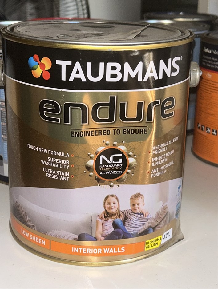 TAUBMANS Endure Low Sheen Interior Wall Paint (2L) (HI Chroma Yellow)