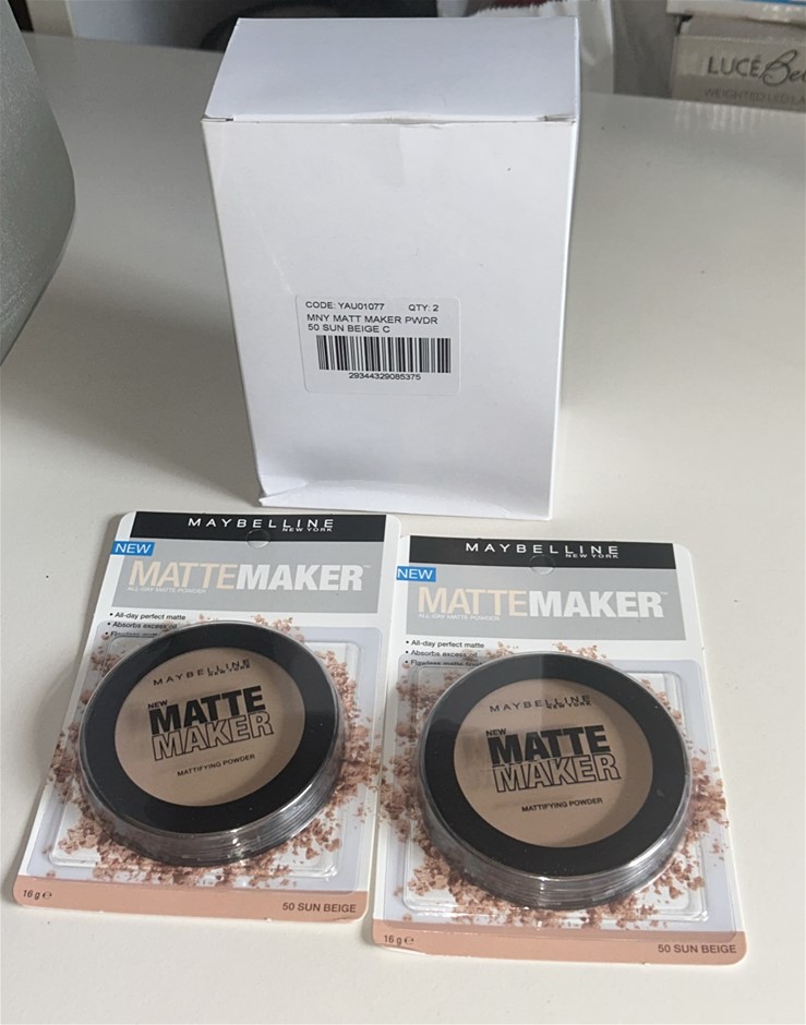 2x MAYBELLINE Mattifying Powder