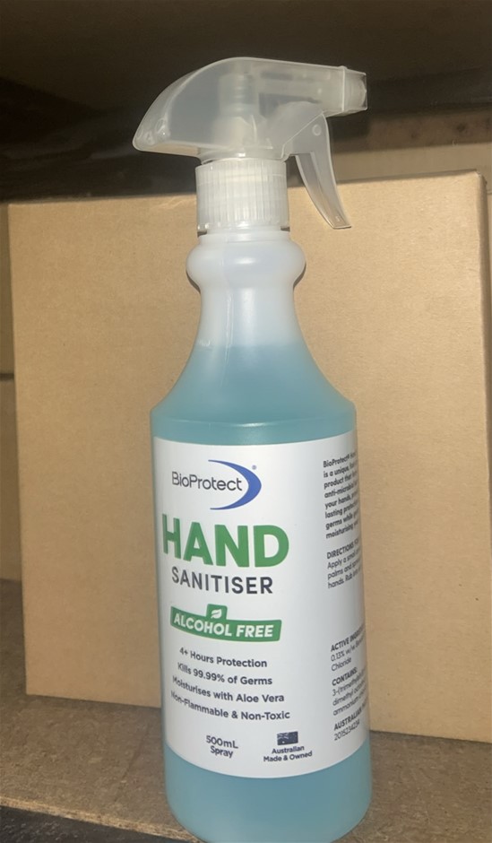 6x BioProtect Hand Sanitizer Spray Bottles