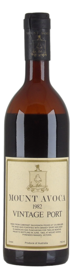 Mount Avoca Vintage Port 1982 (1x 750mL)