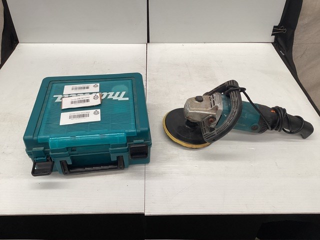Makita Power Drill In Case And Unbranded Polisher