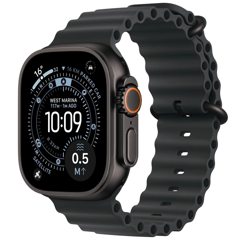 APPLE Watch Ultra 3 49mm Black Titanium Case GPS + Cellular Ocean Band